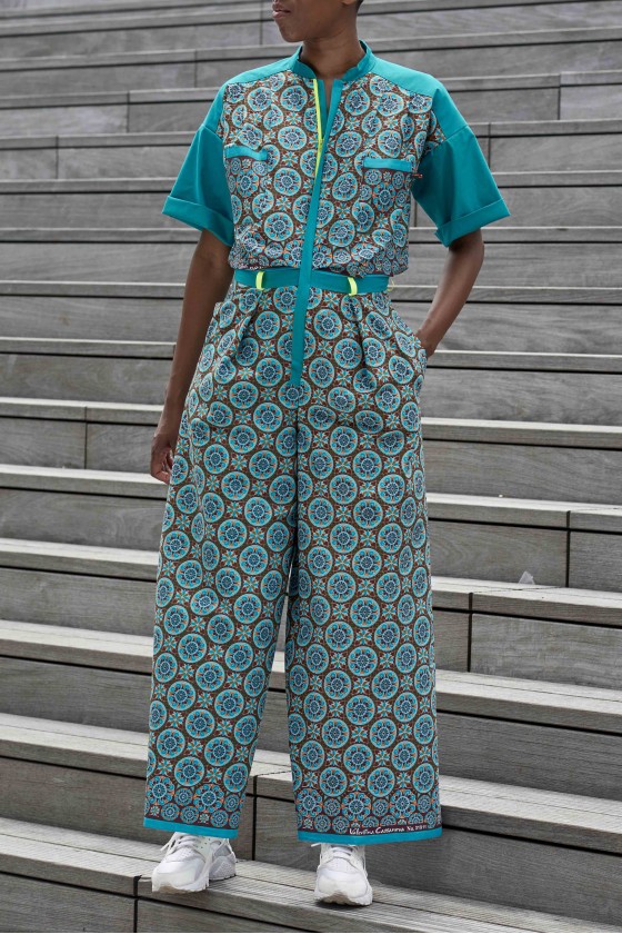 Combi pantalon vert