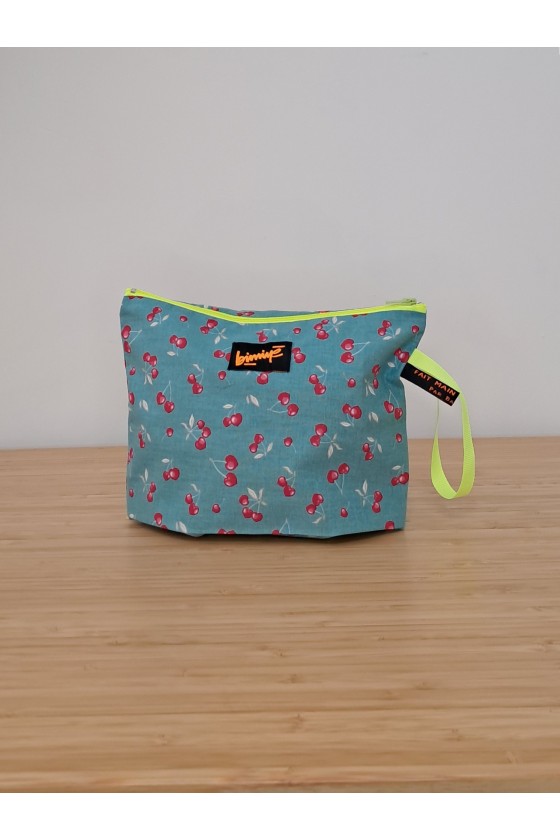 Pochette zippée 20cm "CERISE"