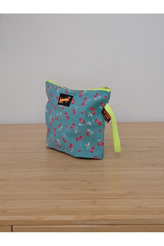 Pochette zippée 20cm "CERISE"